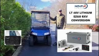 Novaic LT Series Lithium EZGO RXV Conversion